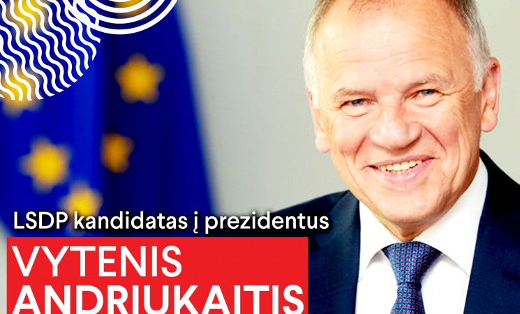 Socialdemokratų kandidatas į prezidentus – V. Andriukaitis